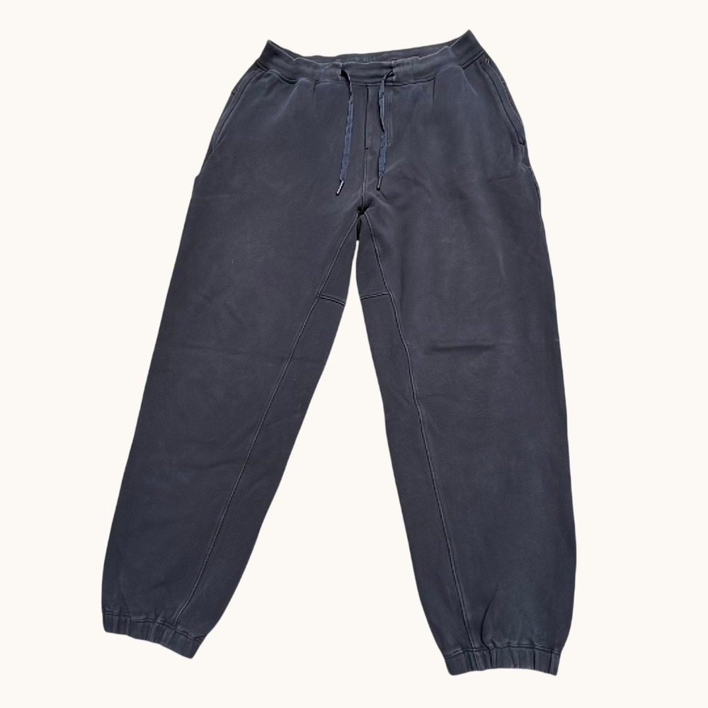 Lululemon Mens City Sweat Jogger Washed Navy Blue Medium